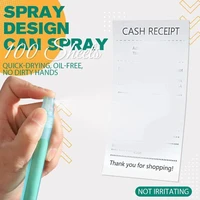 10ml portable thermal paper correction security spray pen quickly remove express orders receipts sensitive personal information
