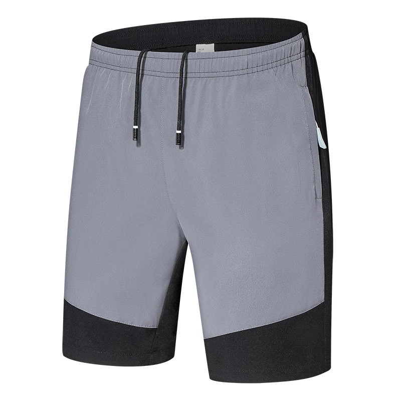 

2022 Men's Casual Fashion Summer Color Blocking Shorts Men's Summer Running Quick Drying Capris Men's Loose Beach Pants Pockets