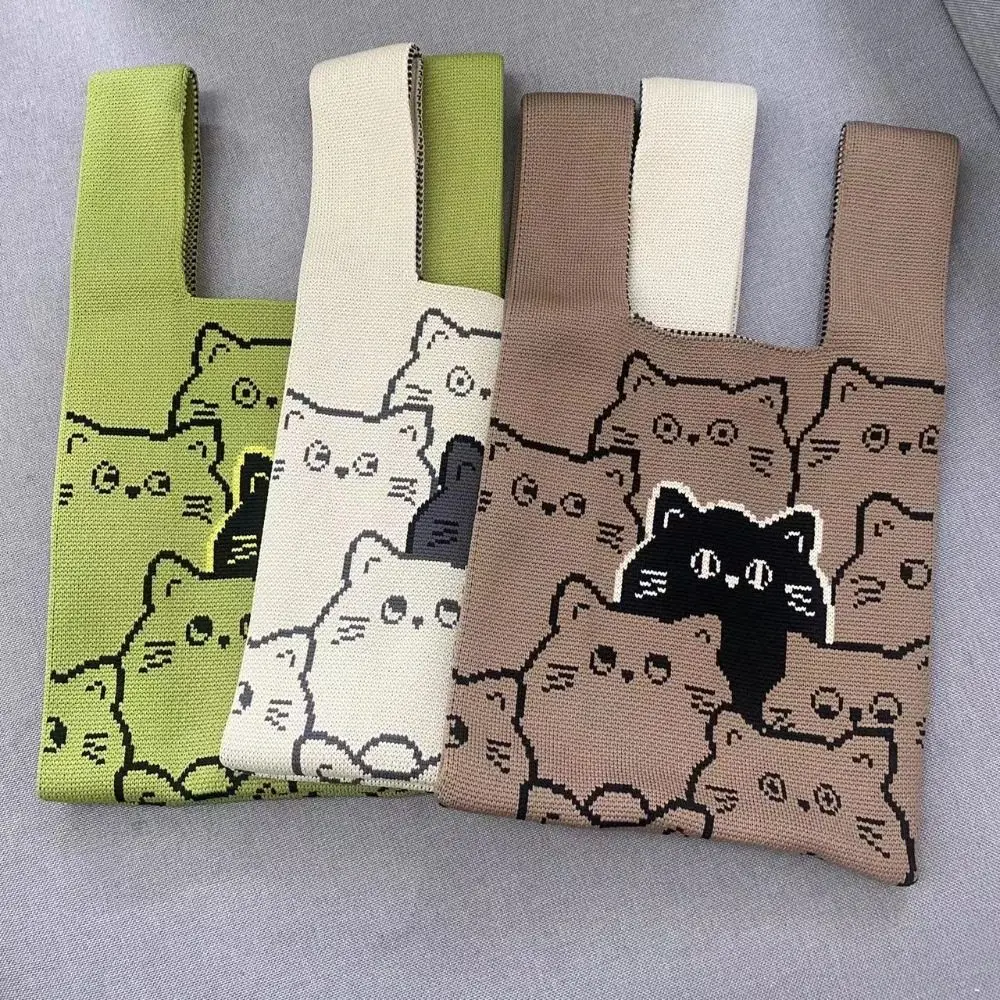 Женская Треугольная Вязаная Большая Сумка Многоразовая Повседневная На Плечо С