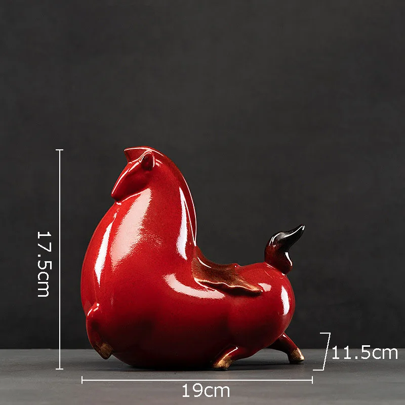 Украшения для стола Fat Horse Керамическая скульптура украшение гостиной винтажный