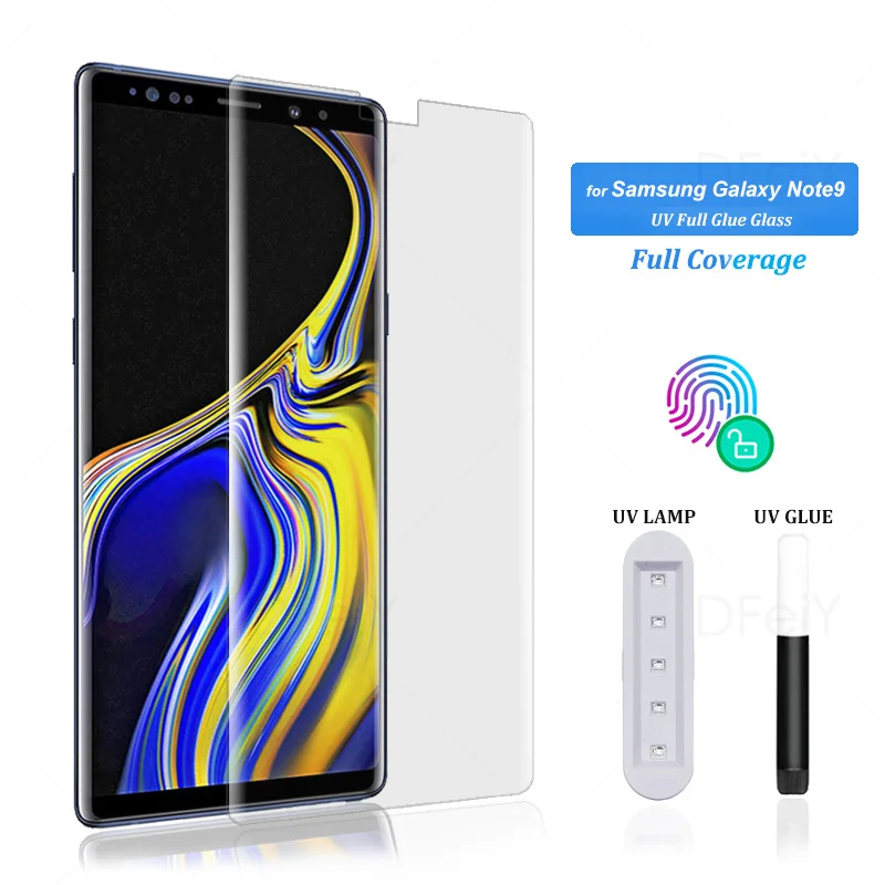 Защитная пленка для экрана из закаленного стекла Samsung S8 S9 Plus S7 edge Note 8