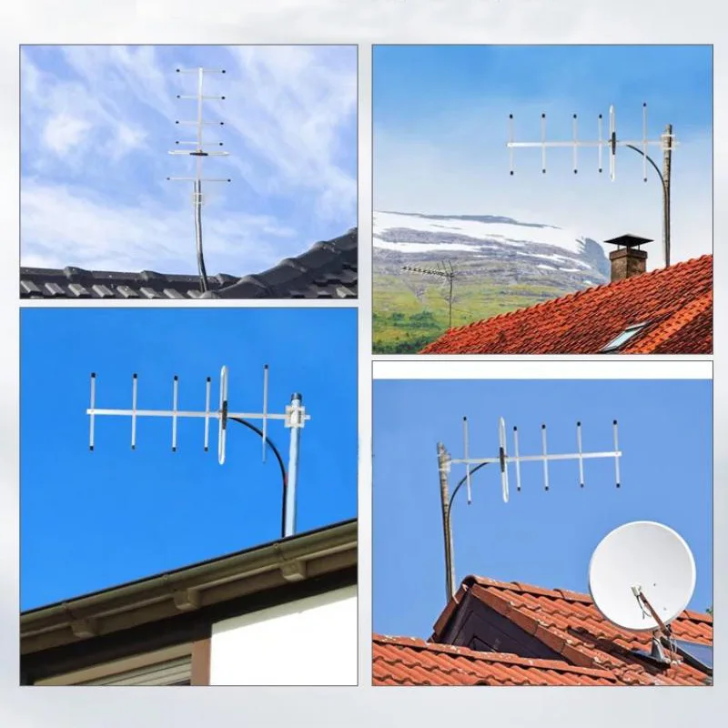 Yagi Antennas 6dBi UHF 433MHz SMA Male Connector 3M Cable RG58 Outdoor TV Antenna for Radio