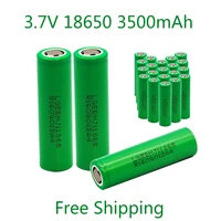 new original 18650 battery 3 7v 3500mah 20a 18650 rechargeable battery high current for flashlight batteries for18650 battery