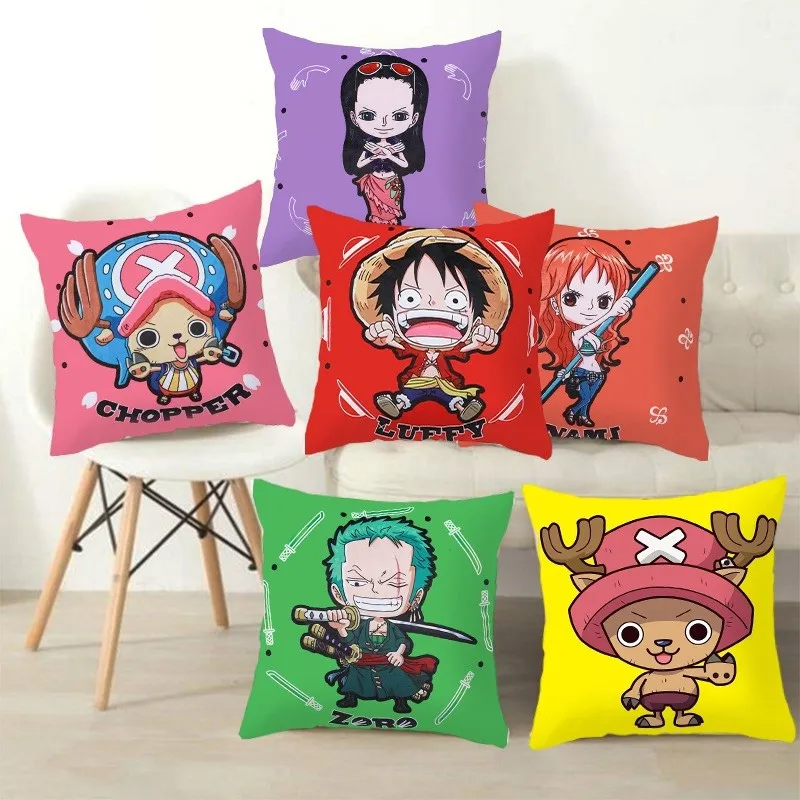 

45*45cm Cartoon Anime Pillow Cover Living Room Sofa Decoration Cushion Cover throw pillows body pillow anime pillow