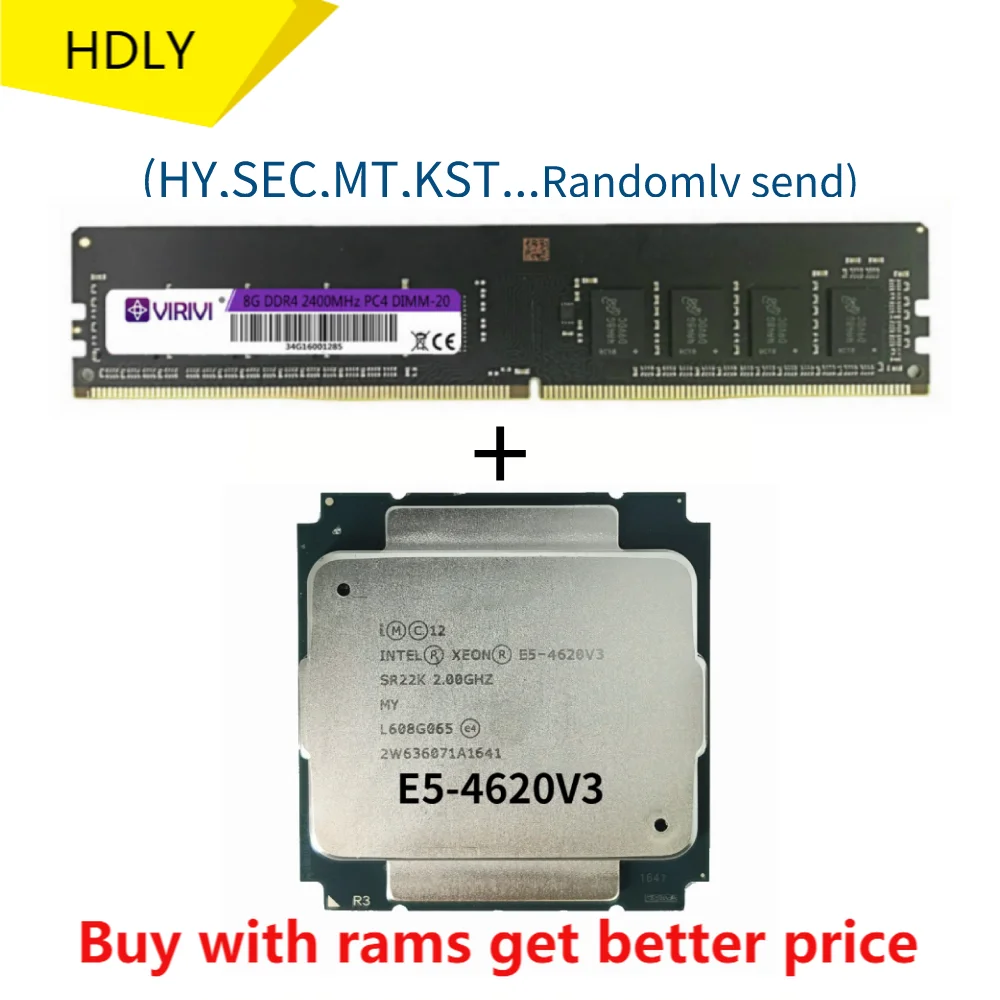 

DDR4 4G 2400Mhz with E5-4620V3 2.00GHz 10-Cores 25M LGA2011-3 processor