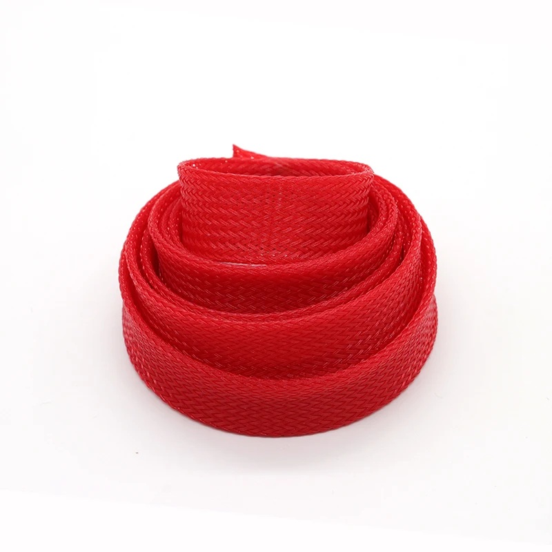 

Оплетка из ПЭТ красная высокой плотности, 1 ~ 50 м, 2/4/6/8/10/12/14/16/20/25/30/35/40/50/60 мм изолированная оболочка для кабеля из змеиной кожи