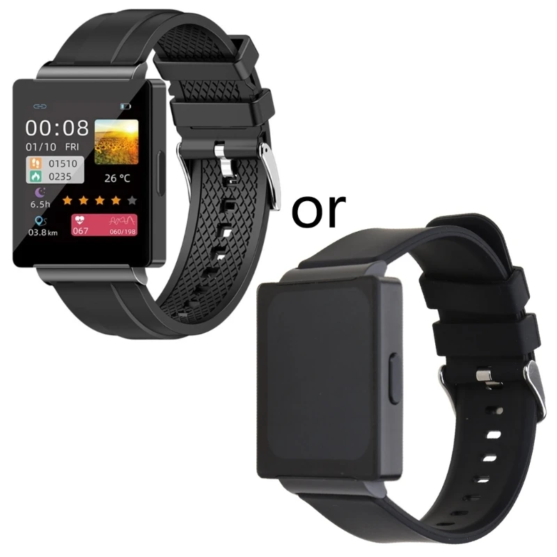 

KS01 Men Women Sportswatch Business Sport Bracelet Blood Pressure Heart Rate Monitoring Supports Android4.4 or Higher