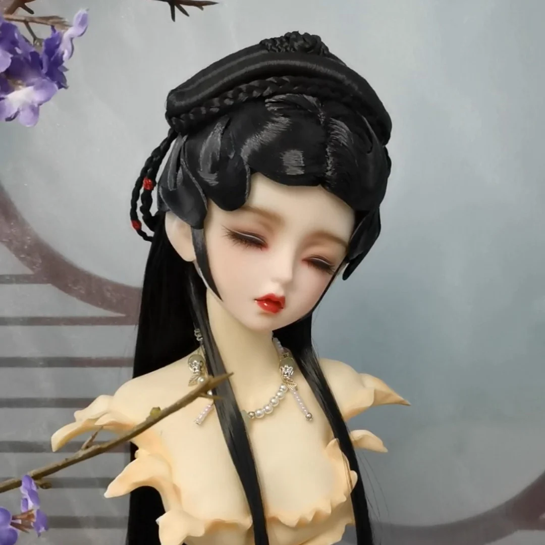 1/6 1/4 1/3 шарнирный старинный парик для кукол аксессуары Hanfu Стайлинг волос Ретро