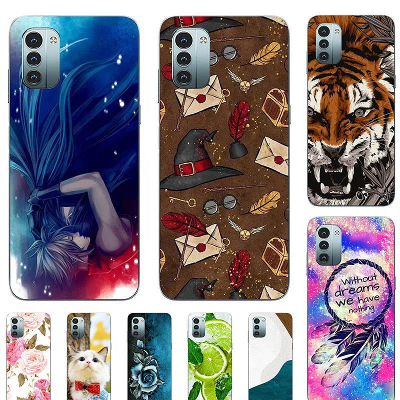 For Nokia G21 TA-1418 Phone Cover G11 TA-1401 6.5" Fashion Soft TPU Print Anime Cartoon Shell |
