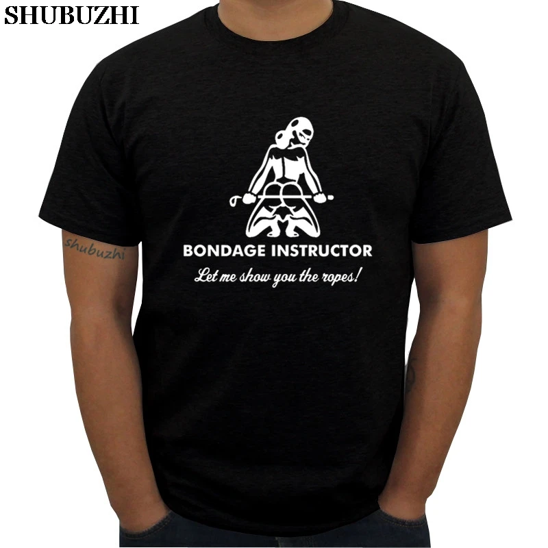 

men cotton tshirt summer fashion short sleeve top tees male t-shirt Bondage Instructor Men's T-Shirt
