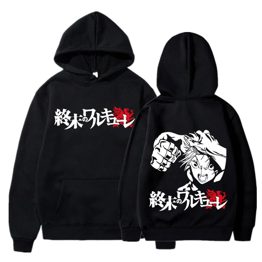 

Anime Record of Ragnarok Adam Double Sided Print hoodie Manga Men's Women Casual Oversized Sweatshirt Harajuku Streetwear Y2k