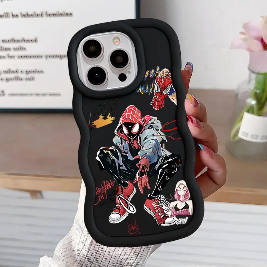Marvel Superhero Spider-Man Phone Case for Realme C65 4G 5G C67 Narzo 30A N53 N55 50APrime 50iPrime 60x 70x 70 Pro Capa Cover