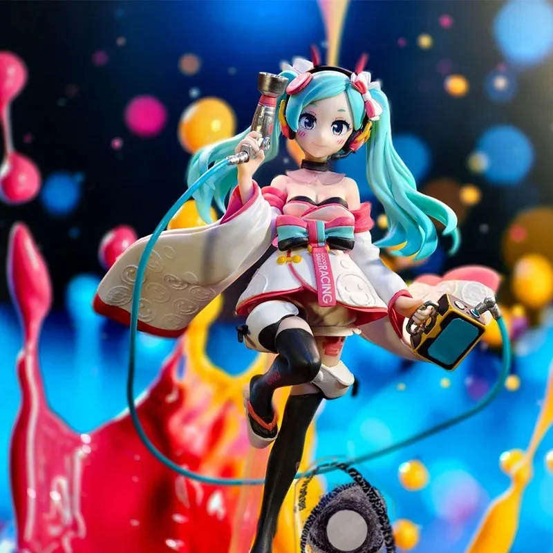 Фото В наличии оригинальная фигурка BANDAI NAMCO BANPRESTO Vocaloid ESPRESTO Hatsune Miku ПВХ 18 см, модель коллекционной фигурки, игрушки AS №2
