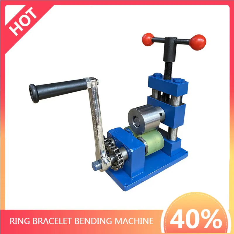 

Hand Bending Machine Multifunctional Rolling Gold And Silver Copper Ring Bracelet Tool One Machine Dual Purpose High Quality
