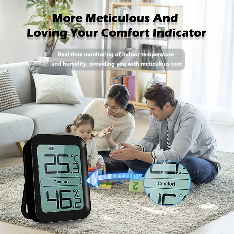 Цифровой термометр и гигрометр WENMEICE внутренний измеритель влажности датчик