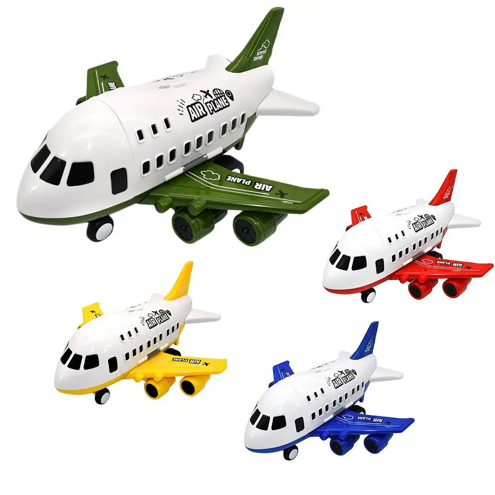 

Children Airplane Model Toys Storable Inertial Alloy Car Model Ornaments Birthday Christmas Gifts For Boys