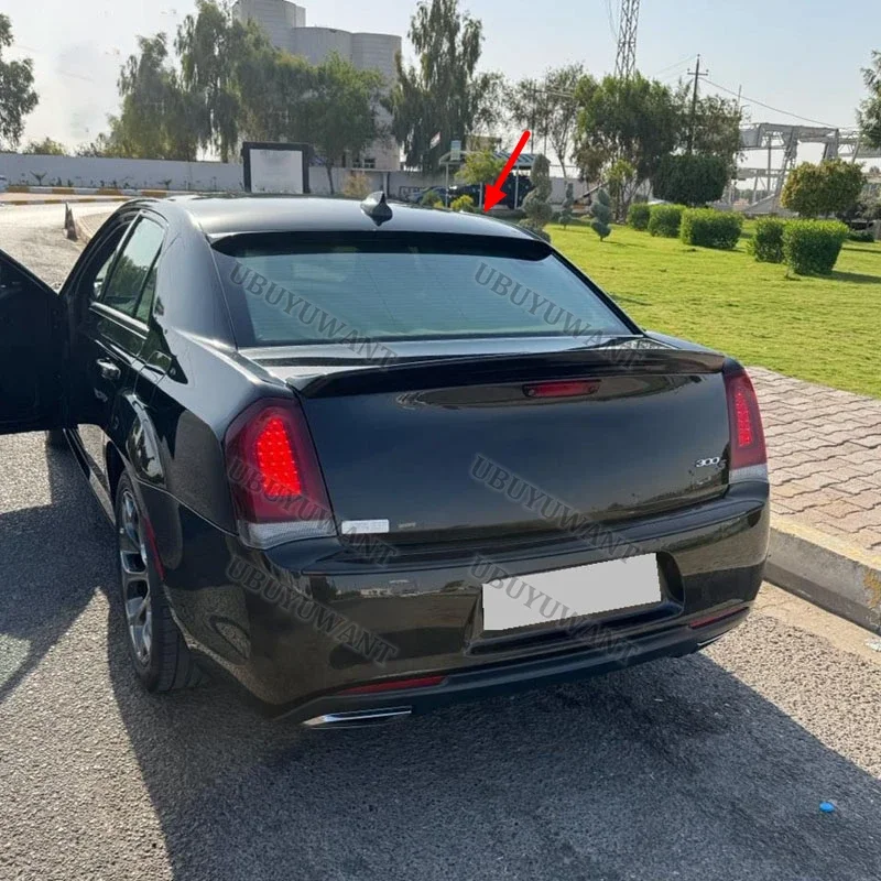 Фото Для Chrysler 300 300c 2011-2018 Высокое качество ABS пластик заднее крыло крыша задняя коробка украшенный спойлер №5