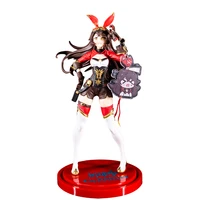 23cm genshin impact amber game anime figure pvc action figure figma figurine model toys doll flying champion rabbit girl
