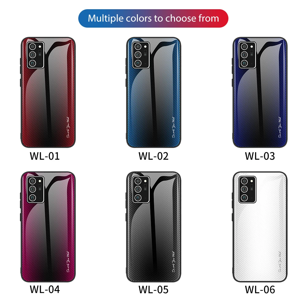 

Tempered Glass Case For Samsung Galaxy S22Plus S21FE S20FE S21Plus S20Ultra Gradient Stripe Phone Case For Galaxy 20Ultra 10Lite