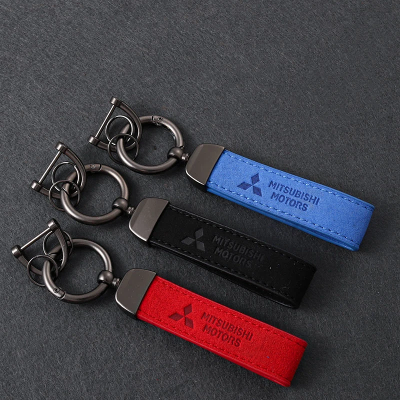 

Car Keychains Holder for Mitsubishi Ralliart Lancer Outlander Pajero L200 ASX Eclipse Montero EVO9 Starion Galant Accessories