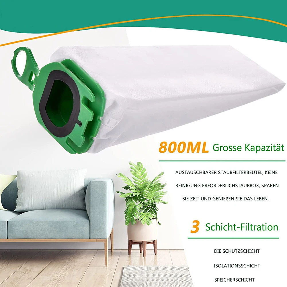 

10 шт., мешки для пыли для пылесоса Vorwerk Kobold VB100 FP100 FP 100