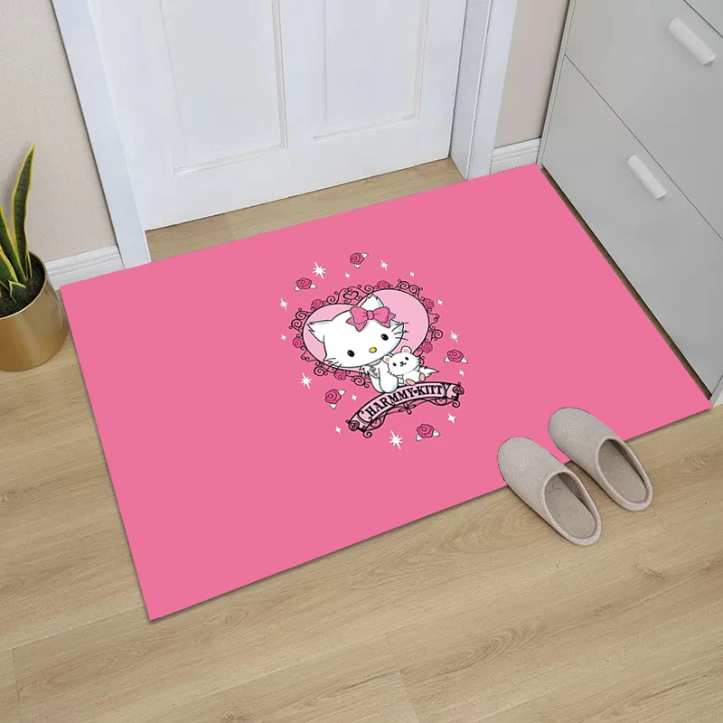 

Floor Mat Hellos Cat Kitties Doormat Entrance Door Cute Rug Room Mats Carpets Rugs Home Kitchen Carpet Bath Foot Prayer Bathroom