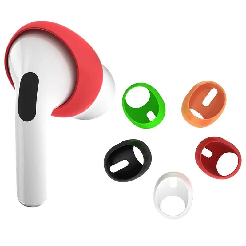 

5 Pairs Silicone Ear Buds Tips Ear Pads Covers Antislip Earphone Earbuds Tips Cover For Earphones Accessories
