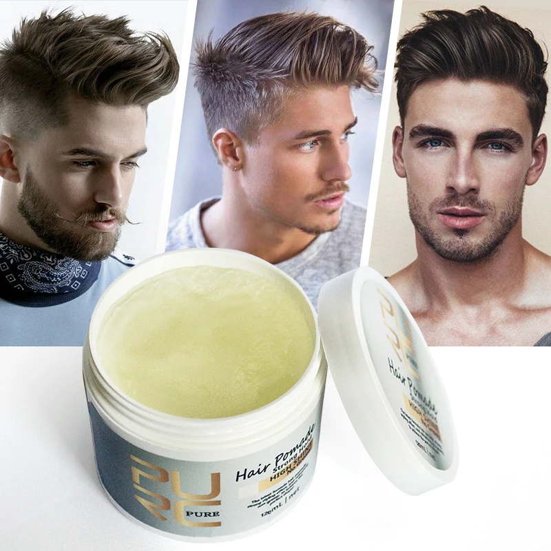 

New arrival PURC Hair Pomade Strong style restoring Pomade Hair wax hair oil wax mud For Hair Styling 120ml