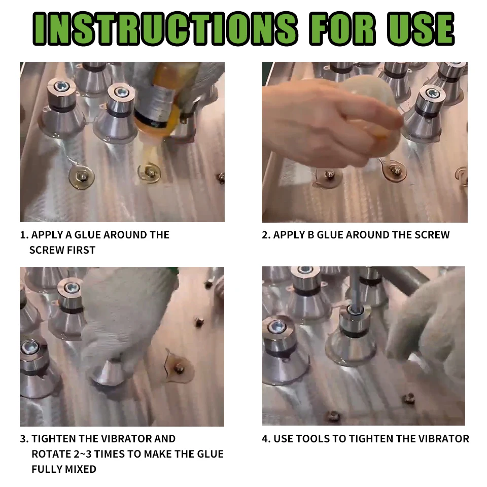 Двухкомпонентный металлический клей AB для ультразвукового склеивания