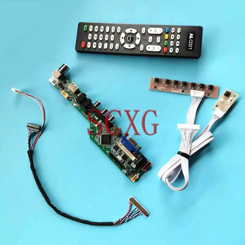 

ТВ аналоговая плата контроллера панели дисплея подходит для HSD110PFW1 HSD110PHW1 11 "VGA AV USB RF Комплект «сделай сам» HDMI-Совместимость 1366*768