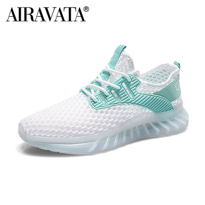 Mesh Running Shoes Men White Sports Shoes Breathable Comfortable Athletic Male Training Footwear