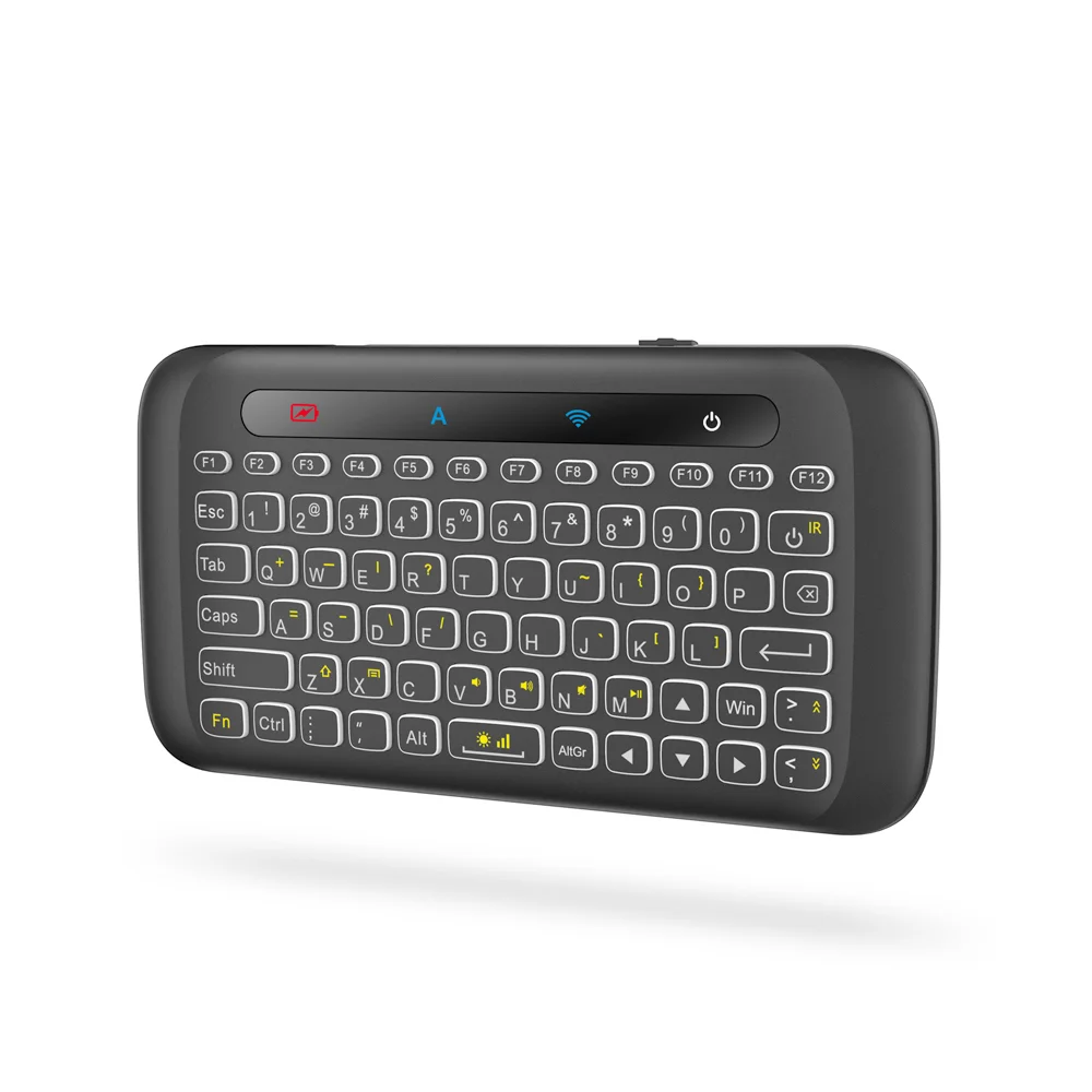 

H20 Flying Squirrel Mini Wireless Keyboard LED Backlit Touch USB Multi-fingers 2.4GHZ Air mouse IR Leaning Remote Control