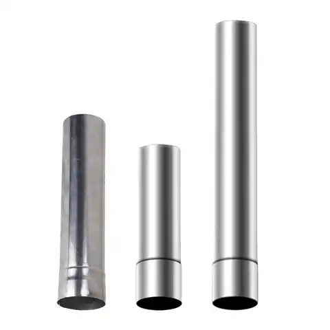 An extension tube for a chimney with a diameter of 2.36 inches, for an open -air stove or burner