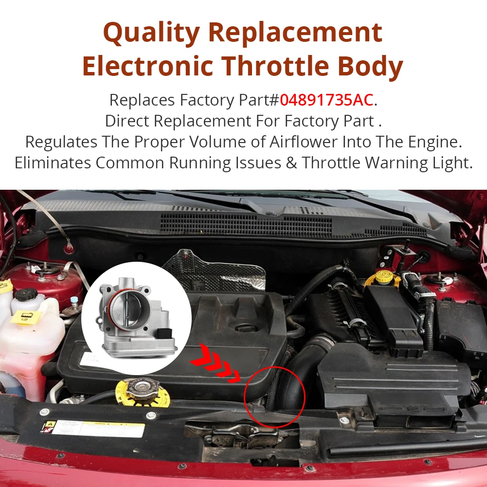 Электронный Корпус Дроссельной Заслонки 04891735 AC Для Dodge Avenger Caliber Journey Chrysler Sebring Jeep