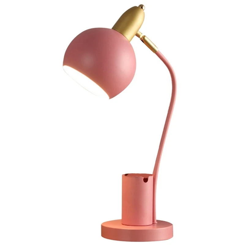 

Art LED Fashion Simple Desk Lamp Eye Protection Dimming Metal Table Lamp Living Room Bedroom Office Home Decor US Plug
