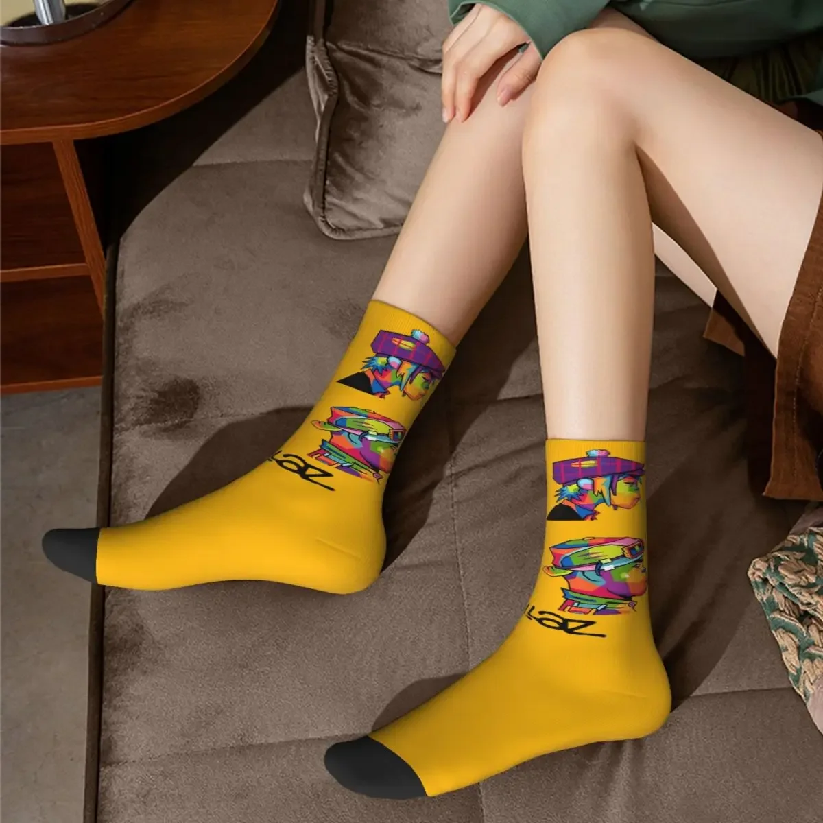 Ретро Gorillaz музыкальная группа дизайн баскетбольной команды женский зимний