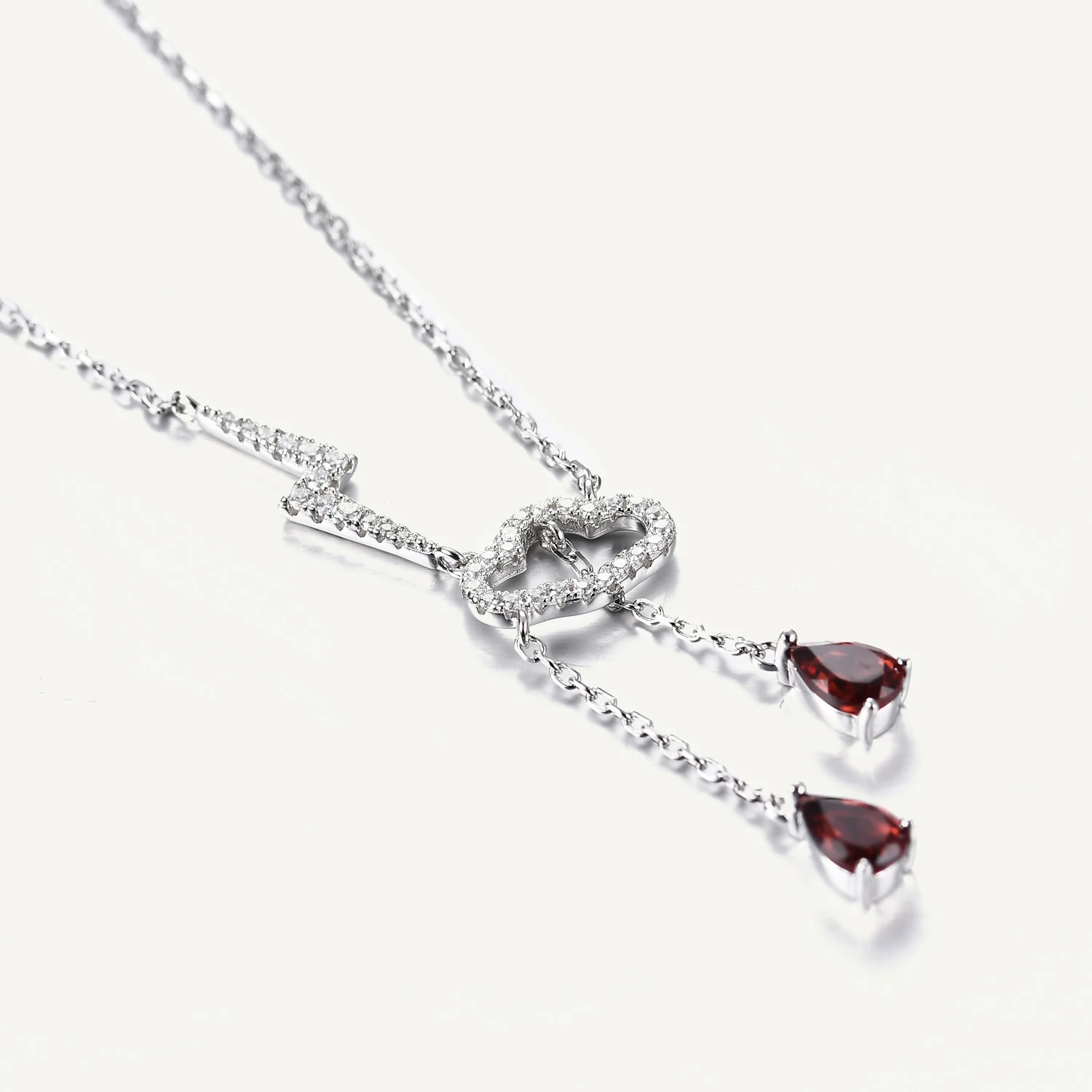 

Женский балетный дизайн, подвеска в форме натурального граната с кисточками, серьги, изысканные ожерелья, Роскошные ювелирные украшения