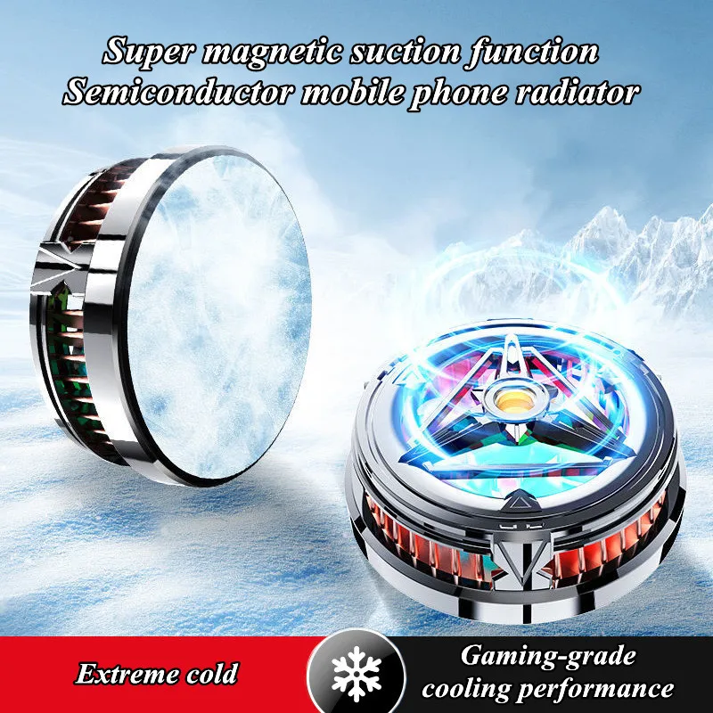 

X18 портативный полупроводниковый Магнитный охладитель для игр, аксессуары для игр, радиатор для PUBG, охлаждающий вентилятор для iPhone, Android