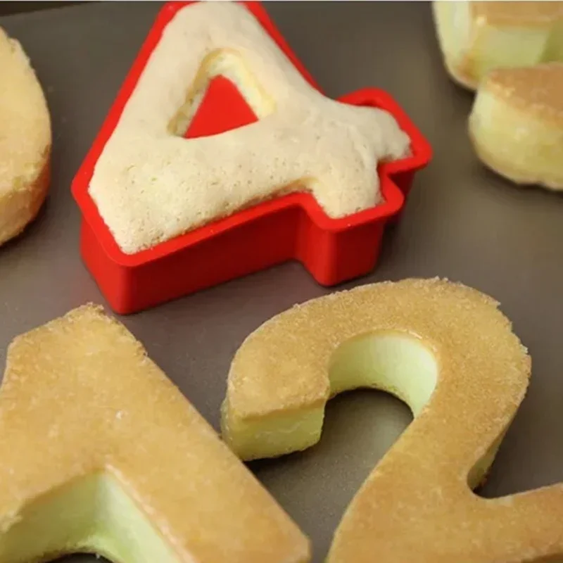 Goldbaking весь набор из 9 предметов большая силиконовая форма с номером формы для
