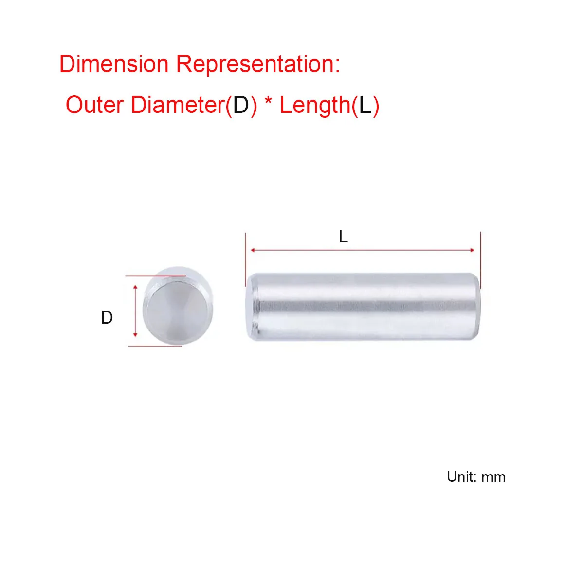 304 нержавеющая сталь двухсторонняя снятая плоская головка точный твердый