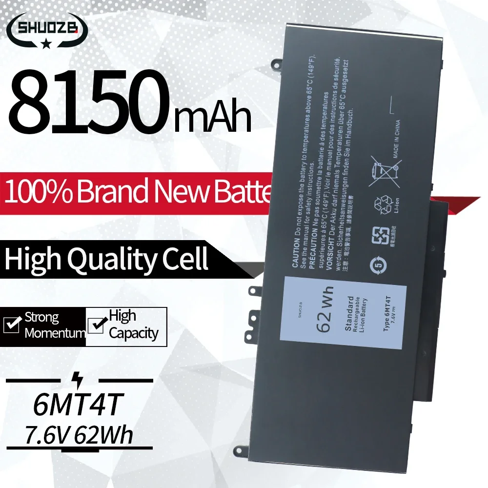 Фото Новый аккумулятор для ноутбука 6MT4T для Dell Latitude E5470 E5570 3510 M3510 15,6 