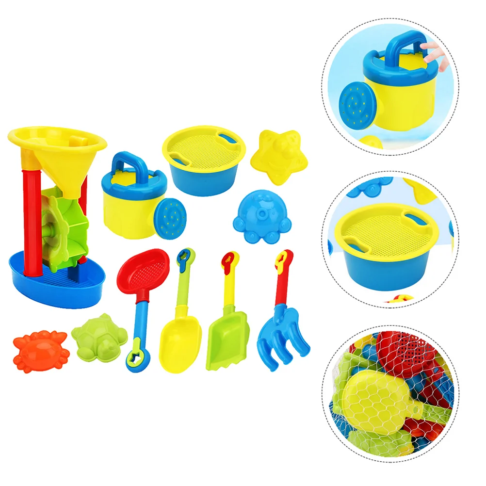 

1 комплект, 11 шт., детские пляжные игрушки-песок (разные цвета)