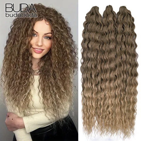 Синтетические волосы BUDABUDABUDA Ariel Curl Water Wave Twist 22 дюйма