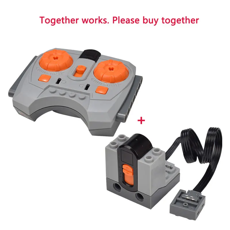 Building Block 2.4G Motor Signal Receiver Electrical Machinery PF Power Group Electronics Compatible with Lego Parts 8884 |
