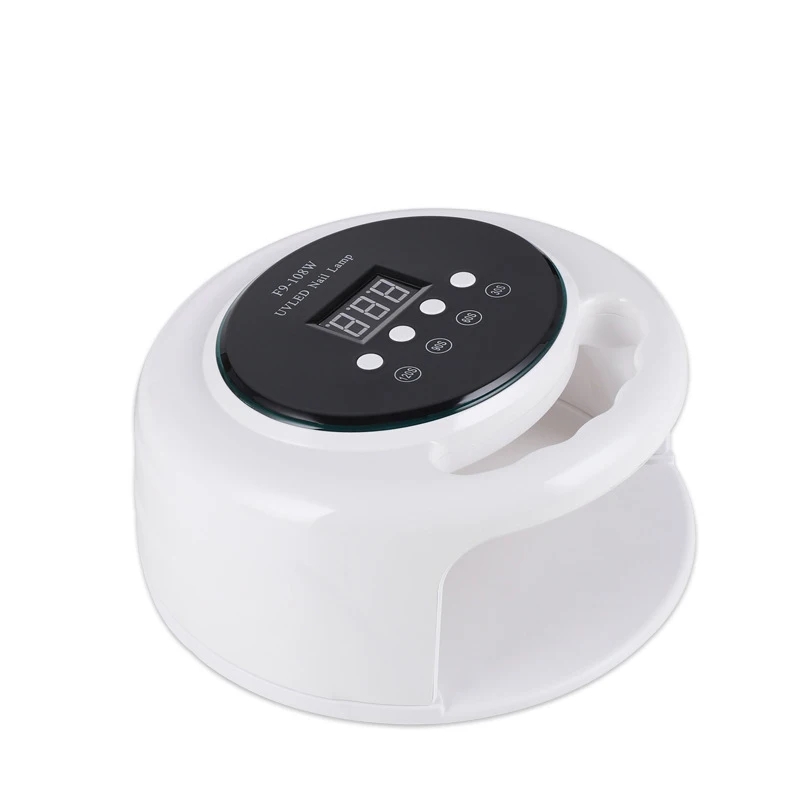 

Светодиодсветодиодный УФ-лампа для сушки ногтей, лампа для сушки гель-лака с ручкой, УФ-Сушилка для ногтей, 4 таймера, профессиональный маник...