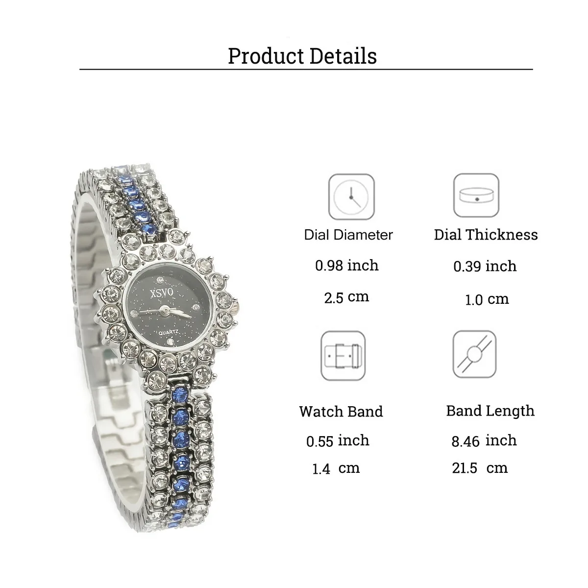 2023 Luxury Fashion Women Watches Sky Blue Female Clock Quartz Wristwatch Ladies Wrist Watch relogio feminino
