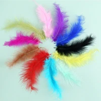 50pcs color pointed tail feather diy handicraft material decoration turkey wool dream catcher material gift decoration material