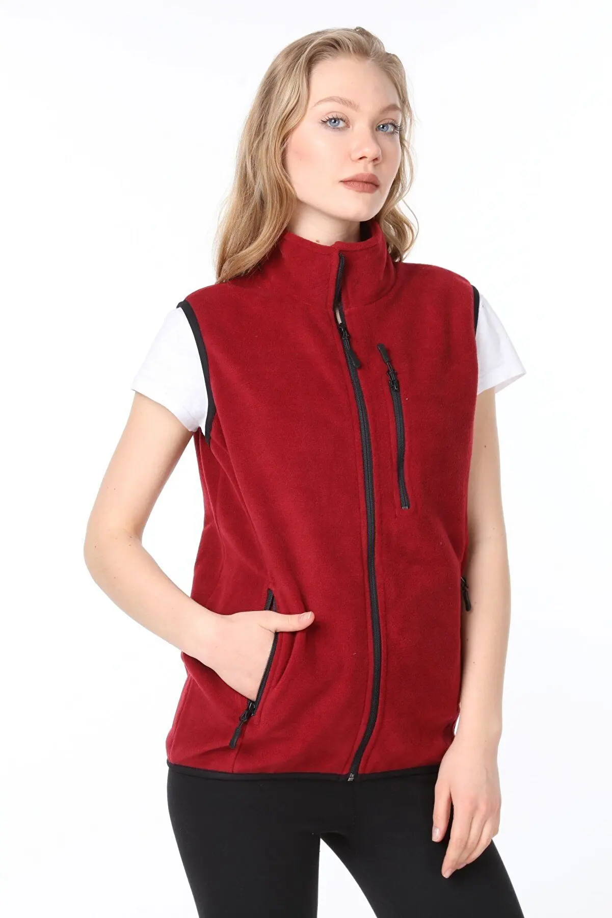 

Female fleece Multi -pocket trekking purple sports vest Sun Protection for Women Blazers and Jackets Clothing 999155111