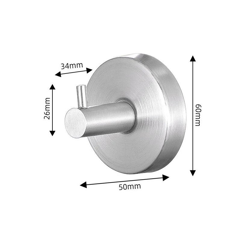 

Крючок-присоска из нержавеющей стали для ванной