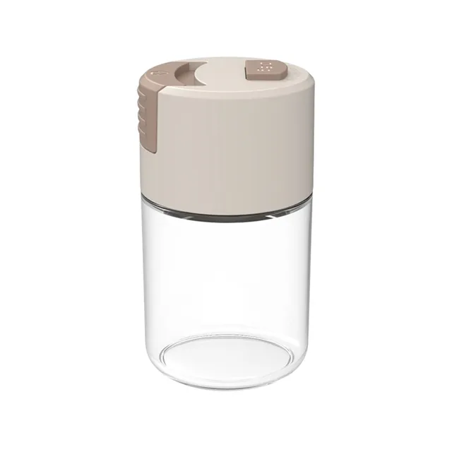Quantitative Salt Shaker Push Type Salt Control Bottle Seasoning Jar Tool  Pepper Spice Container Glass Limit Salt Shaker Kitchen | АлиЭкспресс